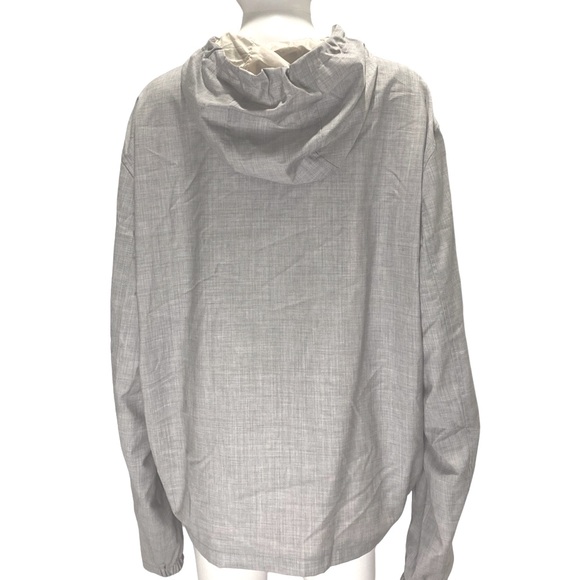 NWT Canali 1934 Gray Impeccabile Wool Zip Front Windbreaker/Hoodie EU 56 - US 46 - Picture 3 of 15